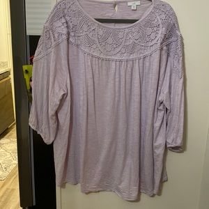 Appliqué top from j Jill